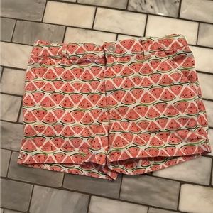 Girls size 7 watermelon shorts